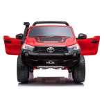 Elektrické autíčko - Toyota Hillux - lakované - červené 